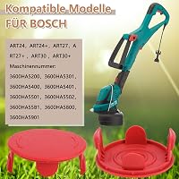 Yweller 1600A00X61 Fűkasza Orsófedél Szett - 2 db Kompatibilis Bosch ART 24/27/30+ Elektromos Fűszegélynyírókhoz, Tartós ABS Anyagból 3