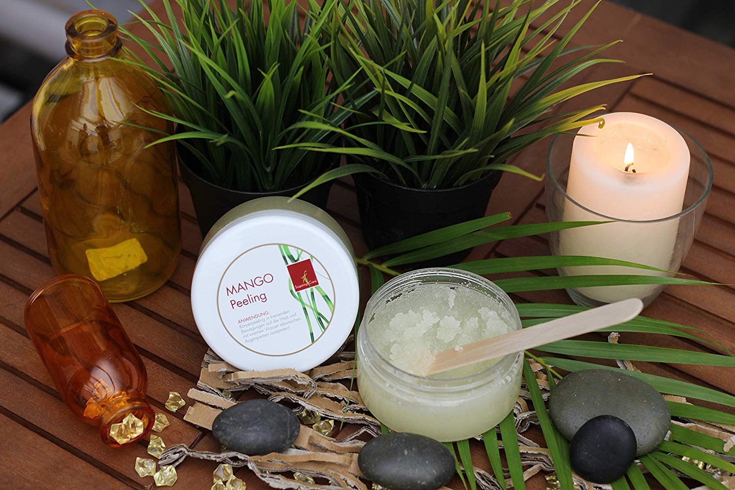 Exfoliante de azúcar | Sugar Body Scrub sin conservantes | Exfoliante para ducha y cuerpo | Juego de pruebas, 5 x 30 ml