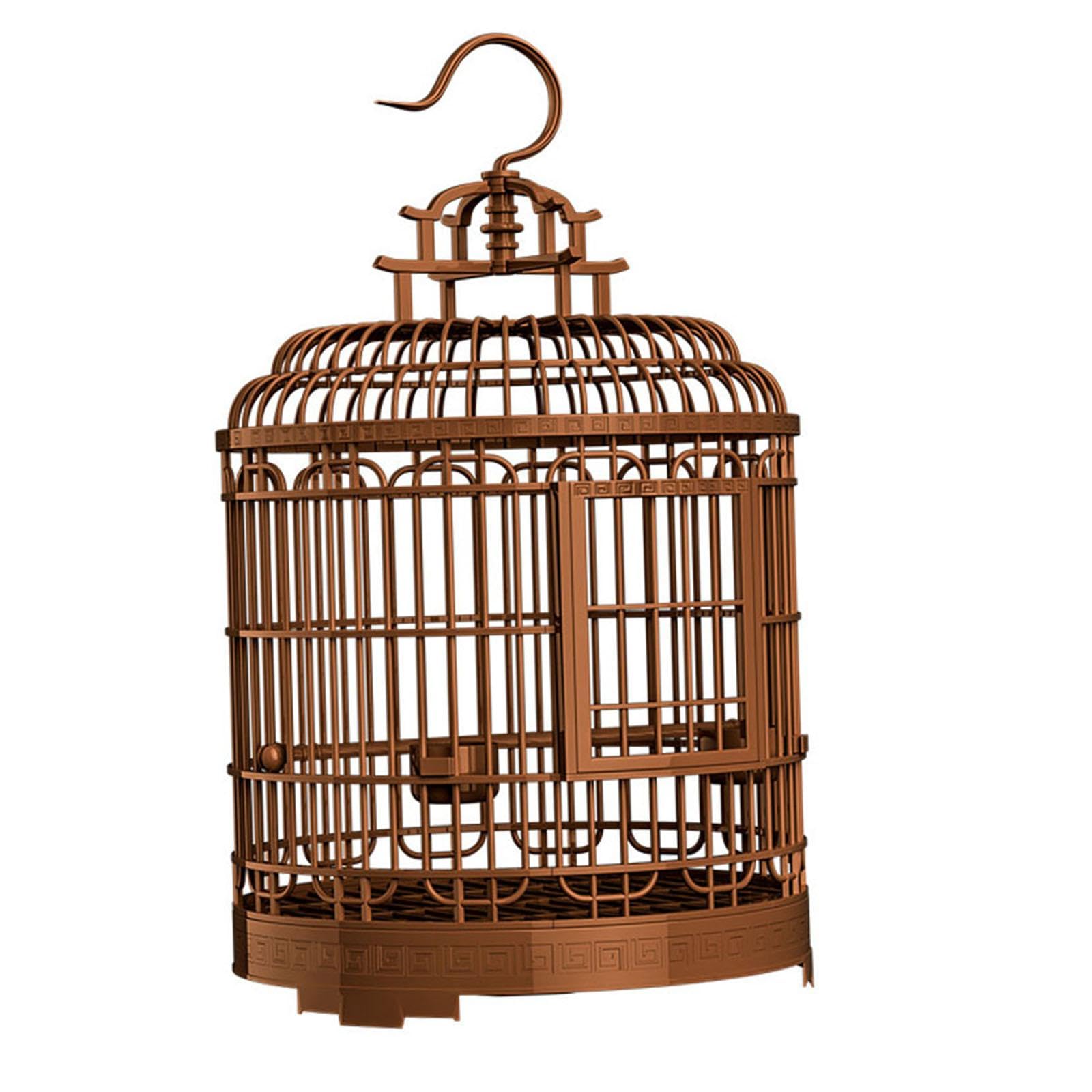 Tragbarer Haustierkäfig „Vogelvoliere“ von Villa, Große mit Sitzstange, Vogelzubehör, Robuste Konstruktion, Geeignet für Tiere, D