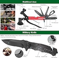 Vista 3 de Survival Gear and Equipment with Molle Pouch, for Men Women Camping Outdoor Adventures