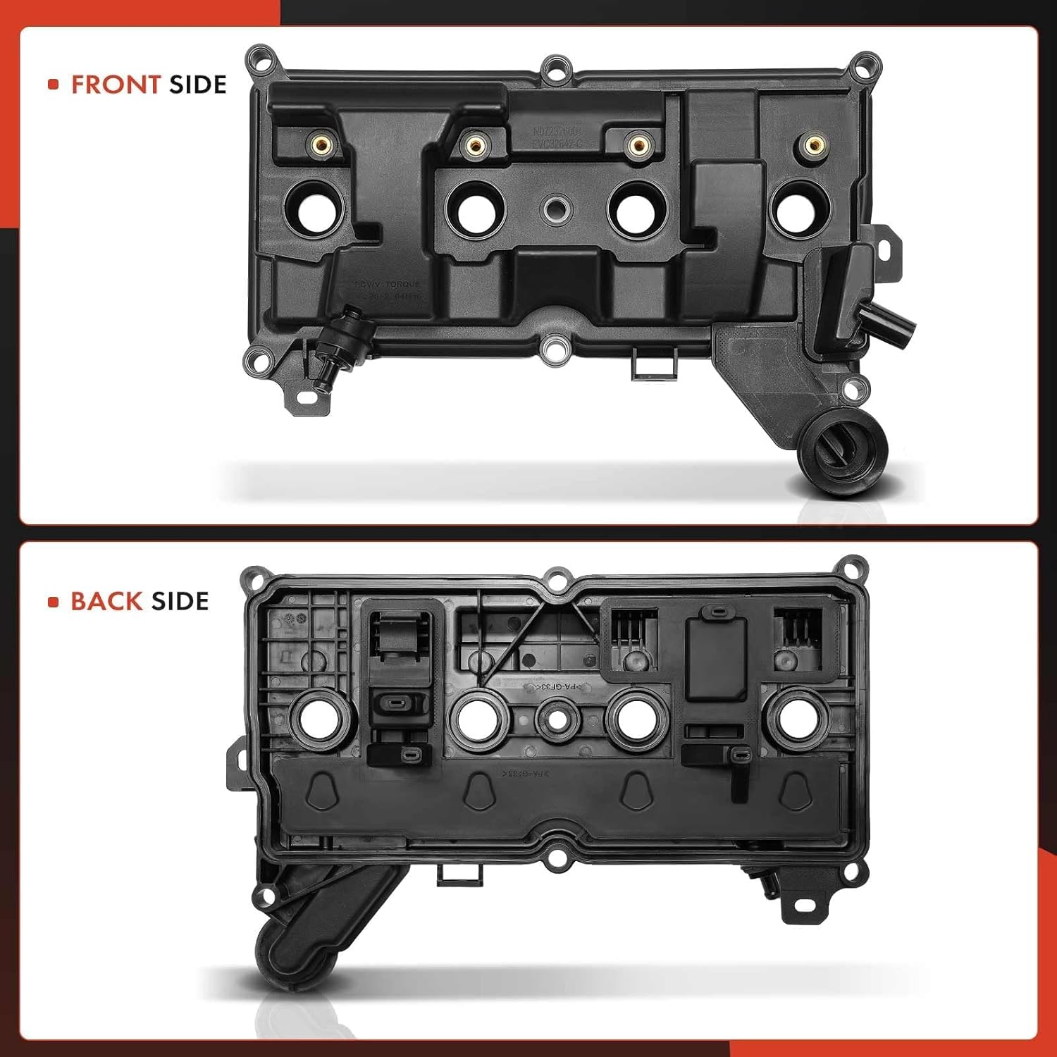 A-Premium Engine Valve Cover with Gasket & Bolts & Cap Compatible with Nissan Rogue Sport 2017-2018, Rogue Hybrid 2017-2019, L4 2.0L, Replace# 132642GF0A, 132644BB1B