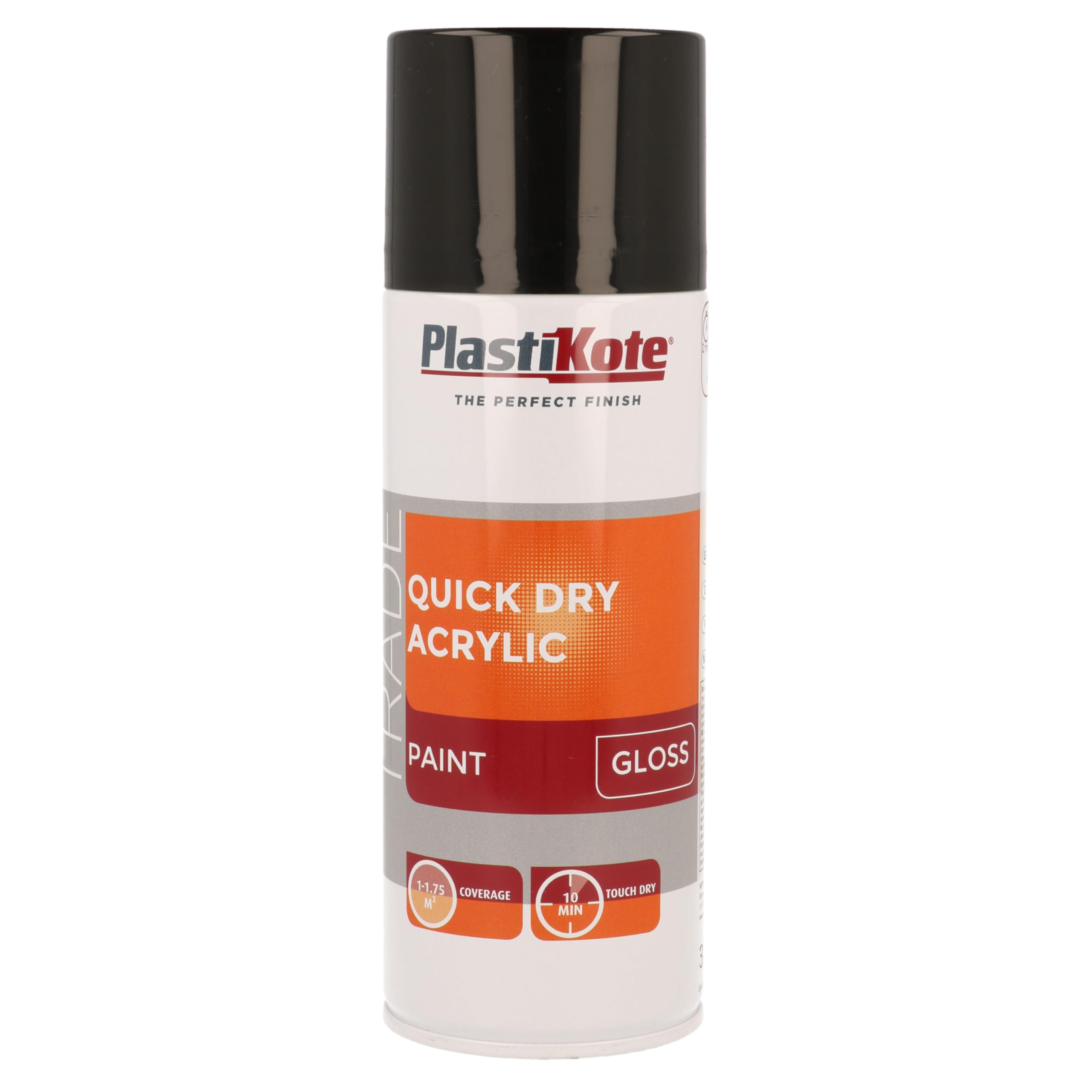 PlastiKote 071009 Trade Quick Drying RAL 9005 Gloss 400 ml