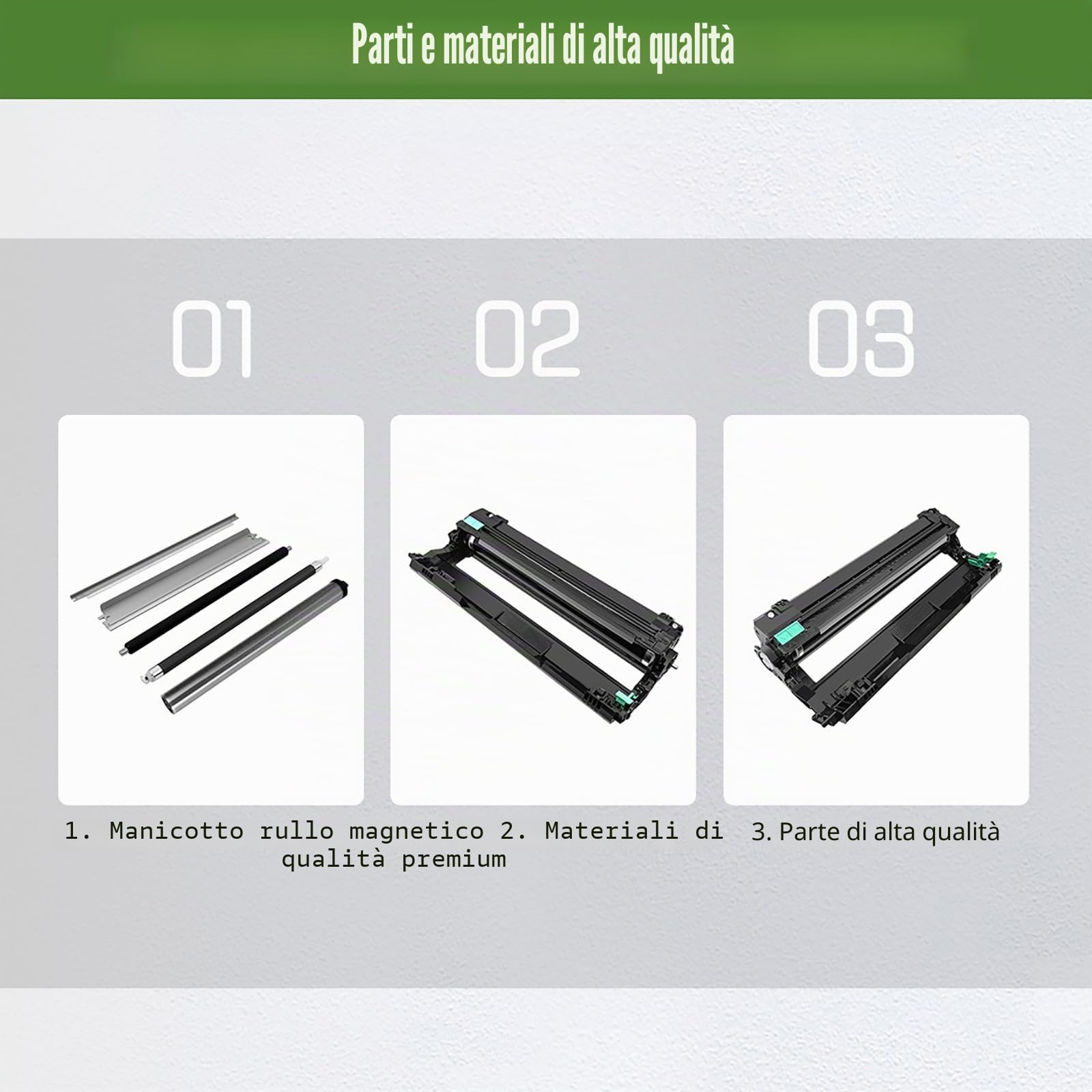 DR-243CL DR243CL Unità Cartuccia di Tamburo Compatibile 18000 pagine per Brother HL-L3210CW L3230CDW L3270CDW DCP-L3510CDW L3550CDW MFC-L3710CW L3730CDN L3750CDW L3770CDW (nero, Ad alto rendimento)