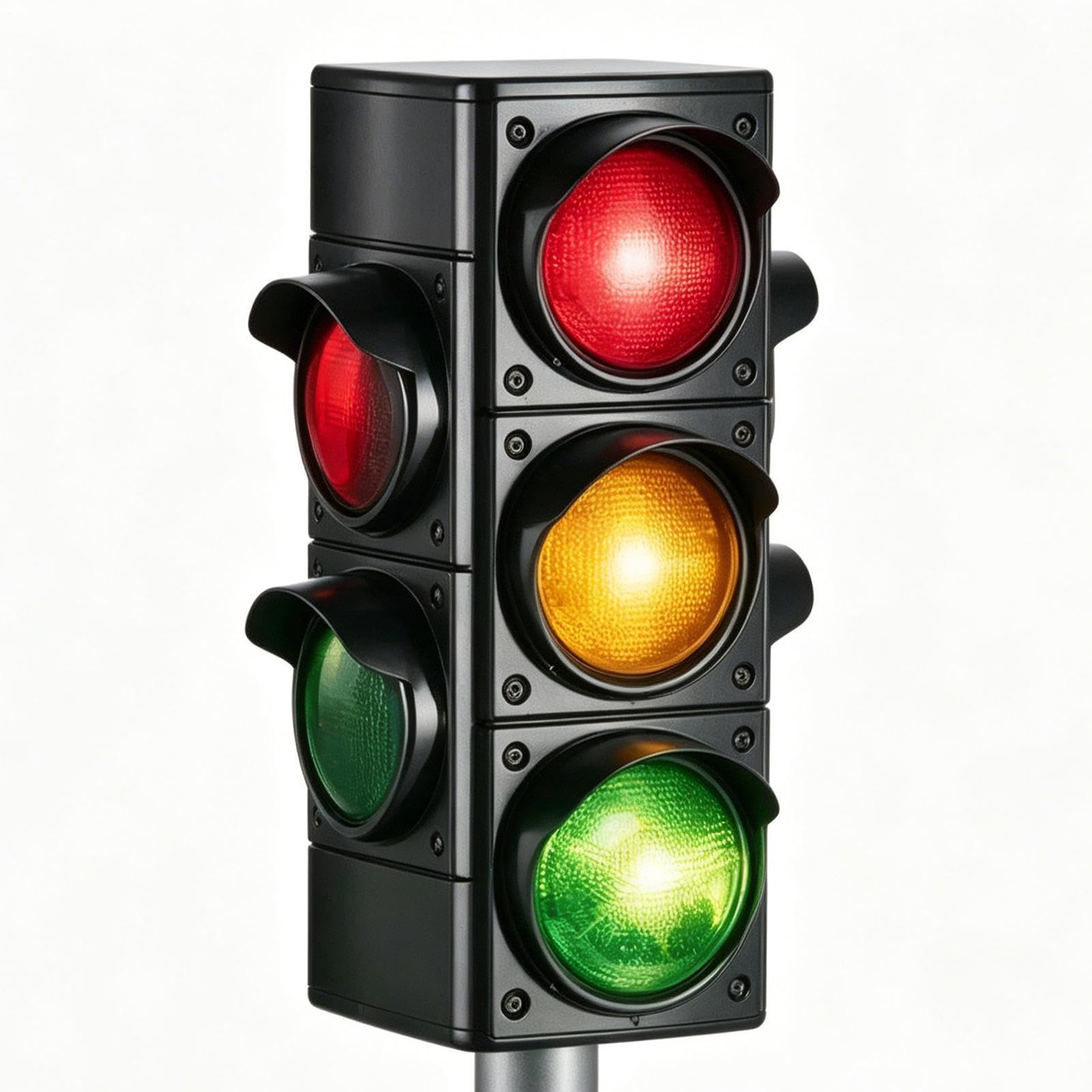 Ampel 71,9 cm leichtes pädagogisches Lernspielzeug mit Licht- und | Simulations-Sicherheits-Verkehrsampel für Wohnzimmer, Kinderzimmer, Rollenspielbereich und Tischplatte