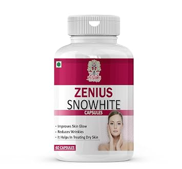 Zenius Snowhite Capsule for Antioxidant Support, Skin Glow & Anti-Ageing 60 Capsules