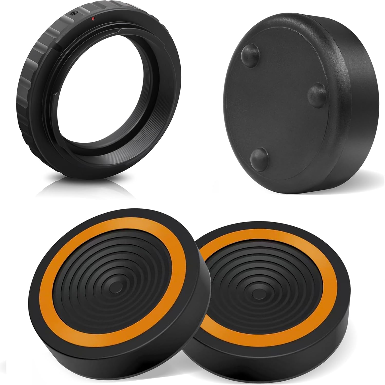 Alstar T Ring Adapter for All Canon EOS SLR/DSLR Cameras - Bundle with - Anti-Vibration Pads