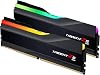 G.SKILL Trident Z5 RGB Series Intel XMP 3.0 DDR5 RAM 48GB 2x 24GB 8000MTs CL38-48-128 1.35V Desktop Computer Memory U-DIMM - Matte Black F5-8000J3848F24GX2-TZ5RK