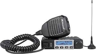 Midland - MXT115, 15 Watt GMRS MicroMobile Two-Way Radio - 8 Repeater Channels, 142 Privacy Codes, NOAA Weather Scan + Ale...