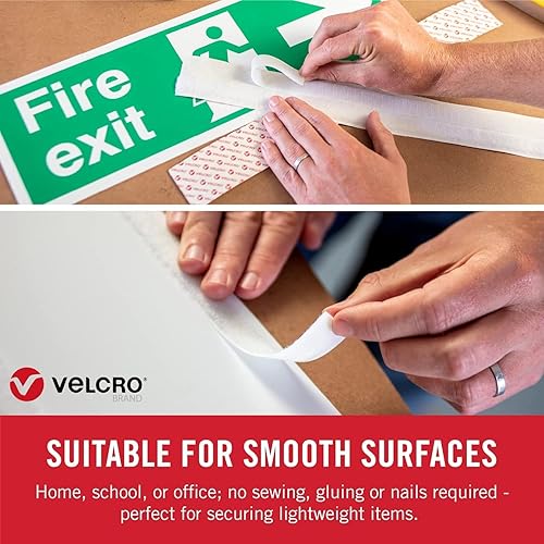 Miniatura 3 de VELCRO Brand - Sujetadores Sticky Back cinta adhesiva de 34 de pulgadas ideal para el hogar