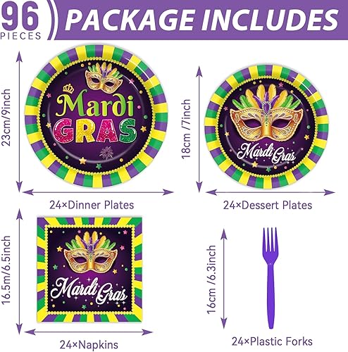 Miniatura 387 de 96 piezas de suministros de fiesta de cumpleaños florales de cumpleaños, platos de papel, servilletas, flores de oro rosa, decoraciones de fiesta