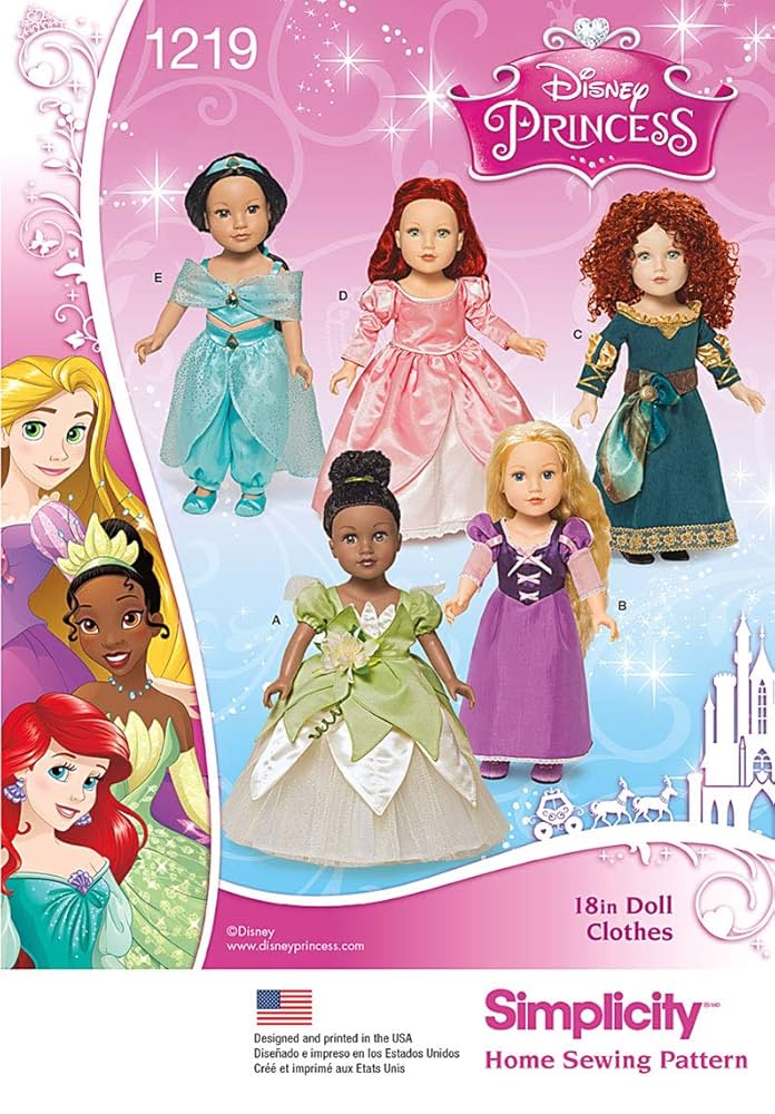 Princess Amazon.com: Simplicity 1219 Disney Princess 18'' Doll