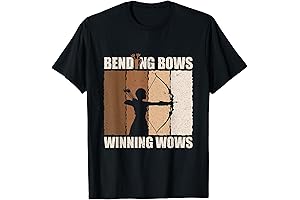 Bending Bows Winning Wows T-Shirt: Unparalleled Archery Humor