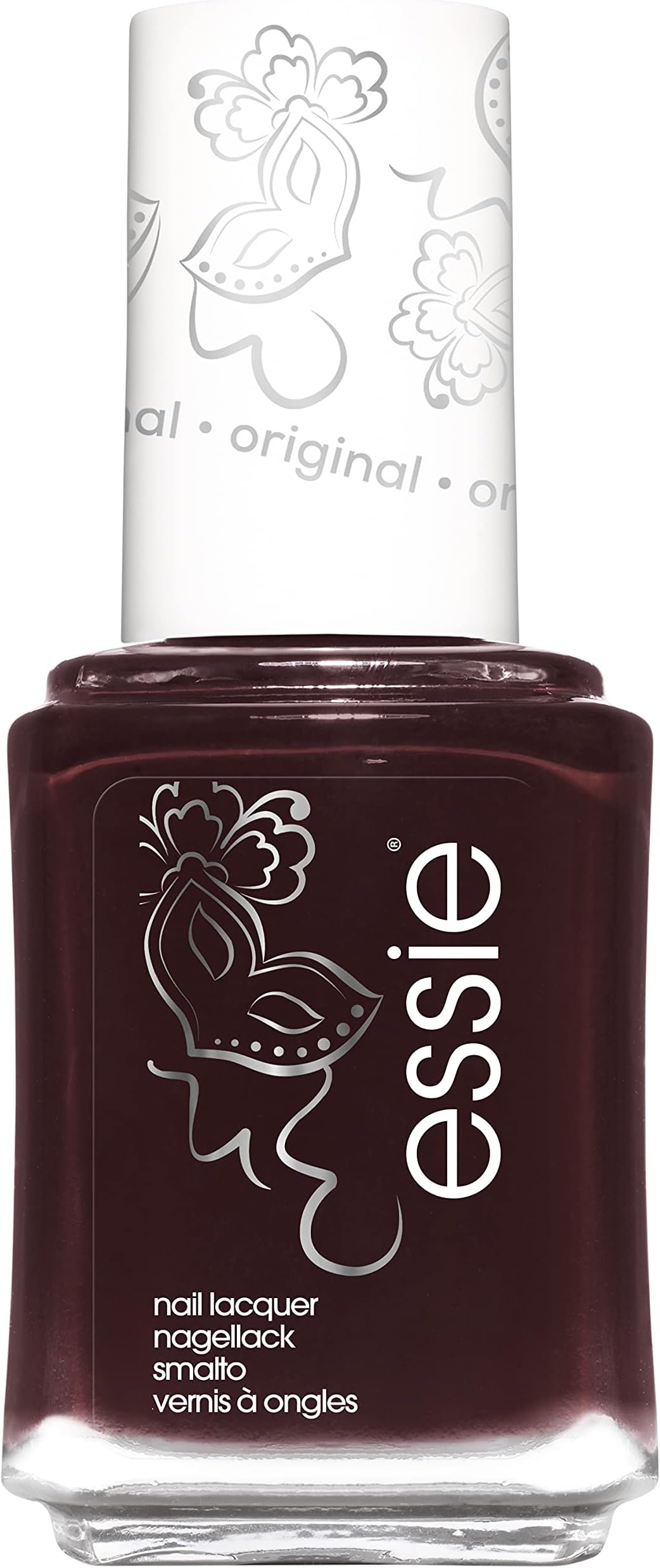 essie Nail Polish, Originals Remix collection, 49 wicked, Dark Red Nail Polish, 13.5 ml