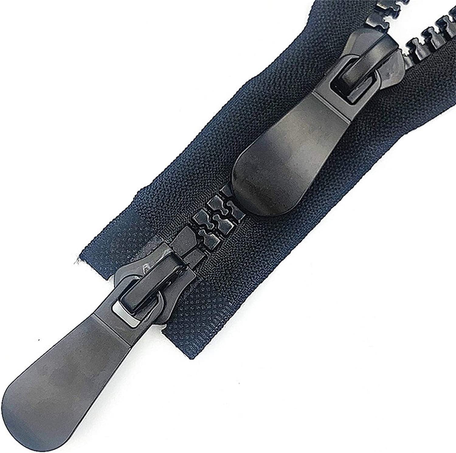 cerniere, cerniera di ricambio two way zip，zip for jacket，Open zipperOpen-Ended Zip Fasteners,Coil Zippers,Invisible Zippers, Army Green 5# Open-end Auto Lock Metal Zipper， Use for Clothes Shoes Pocke