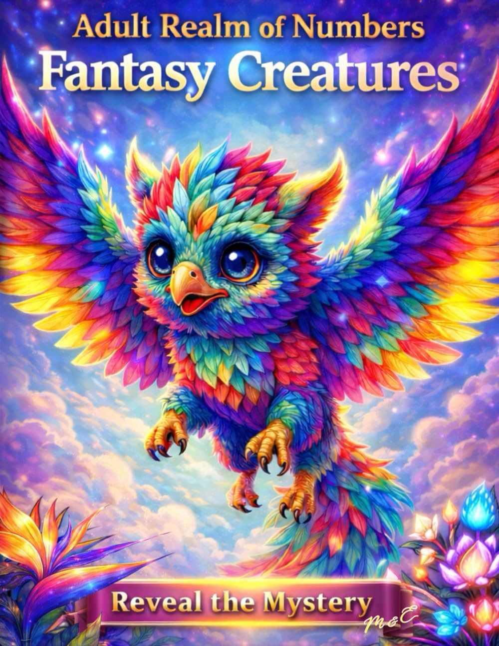 Adult Realm of Numbers Fantasy Creatures: Intricate Adult Mysteries: Dragons, Forest Folk & Mythical Beasts (Color by Number)