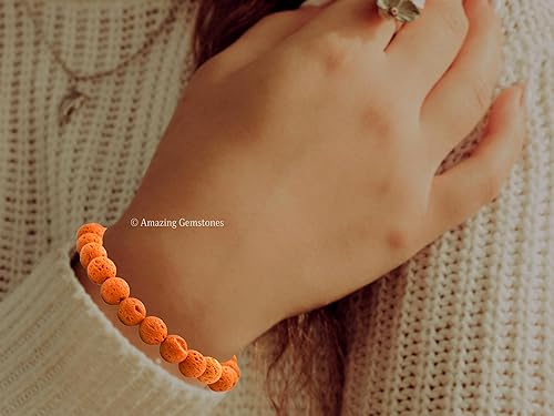 Miniatura 316 de Amazing Gemstone Crystal Bracelet for Women Men's Gifts - Protection Healing Crystal Bracelet - 8mm Gemstone Beaded Adjustable Bracelet Pulseras