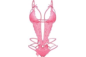 Enticing Deep V Lace Teddy: Seamless Access to Intimate Delights