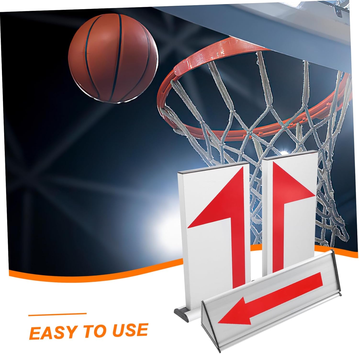 HANABASS 3pcs Basketball Serve Converter Accessory Sports Board Arrow Sign Arrows