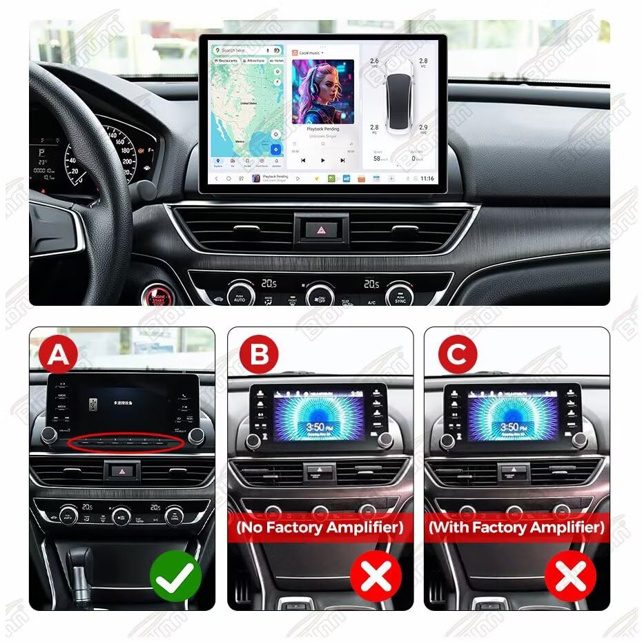 Amazon.com: DUDUAUTO Android 13 Radio Stereo for Honda Accord 10th