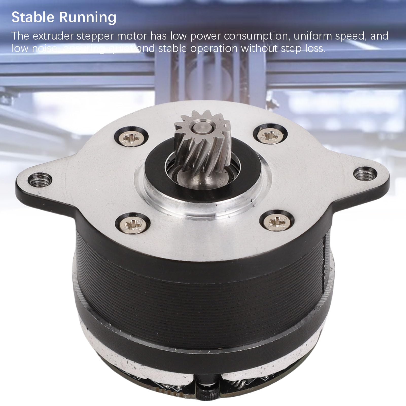 Topiky Motor Paso a Paso Extrusor de Impresora 3D Premium para K2 Plus Diseño de Engranaje Circular de Alta Eficiencia para Aficionados Aleación de Aluminio Ligera 1 Pieza