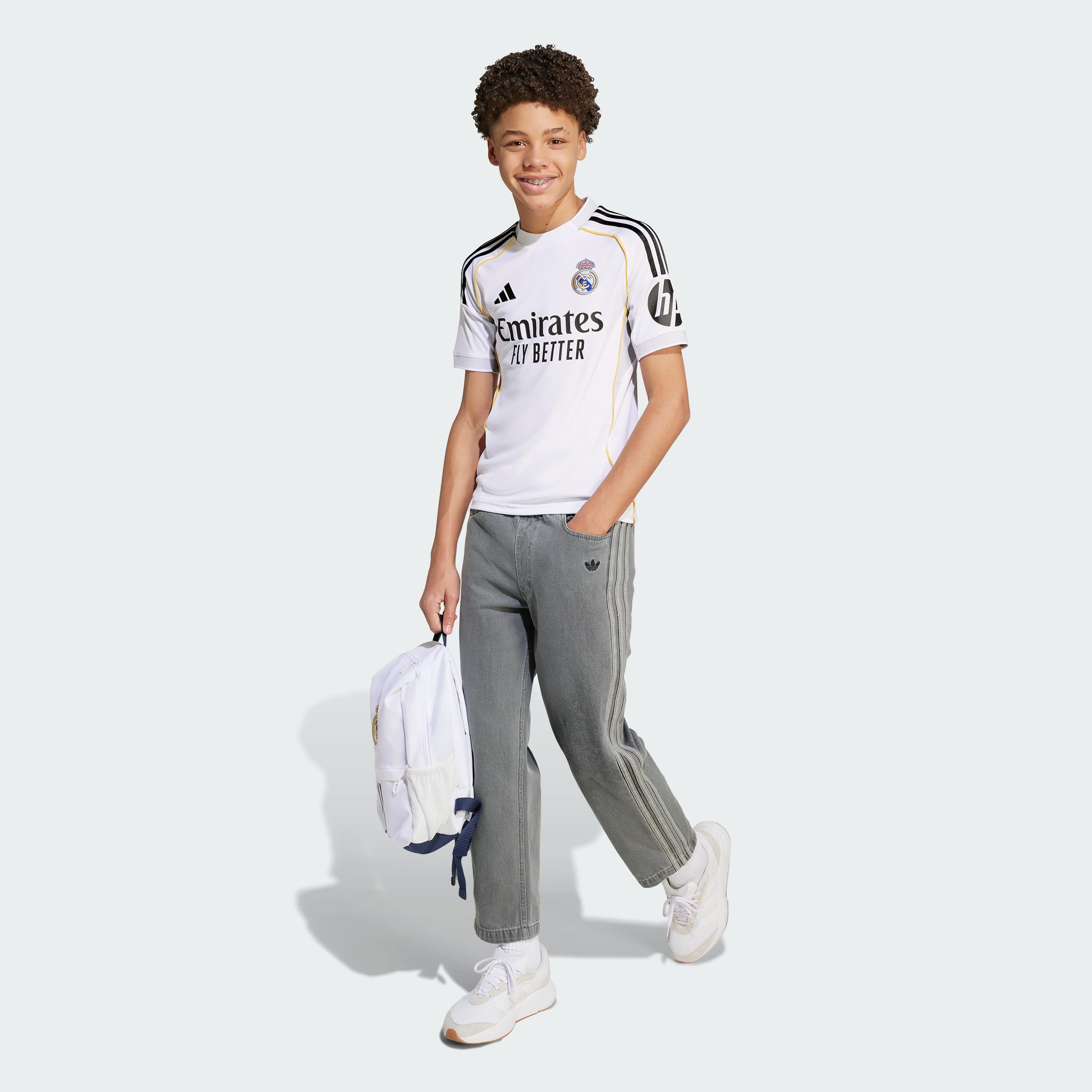 adidas Performance Real Madrid trykot domowy 2025/2026 dla dzieci, kolor biały