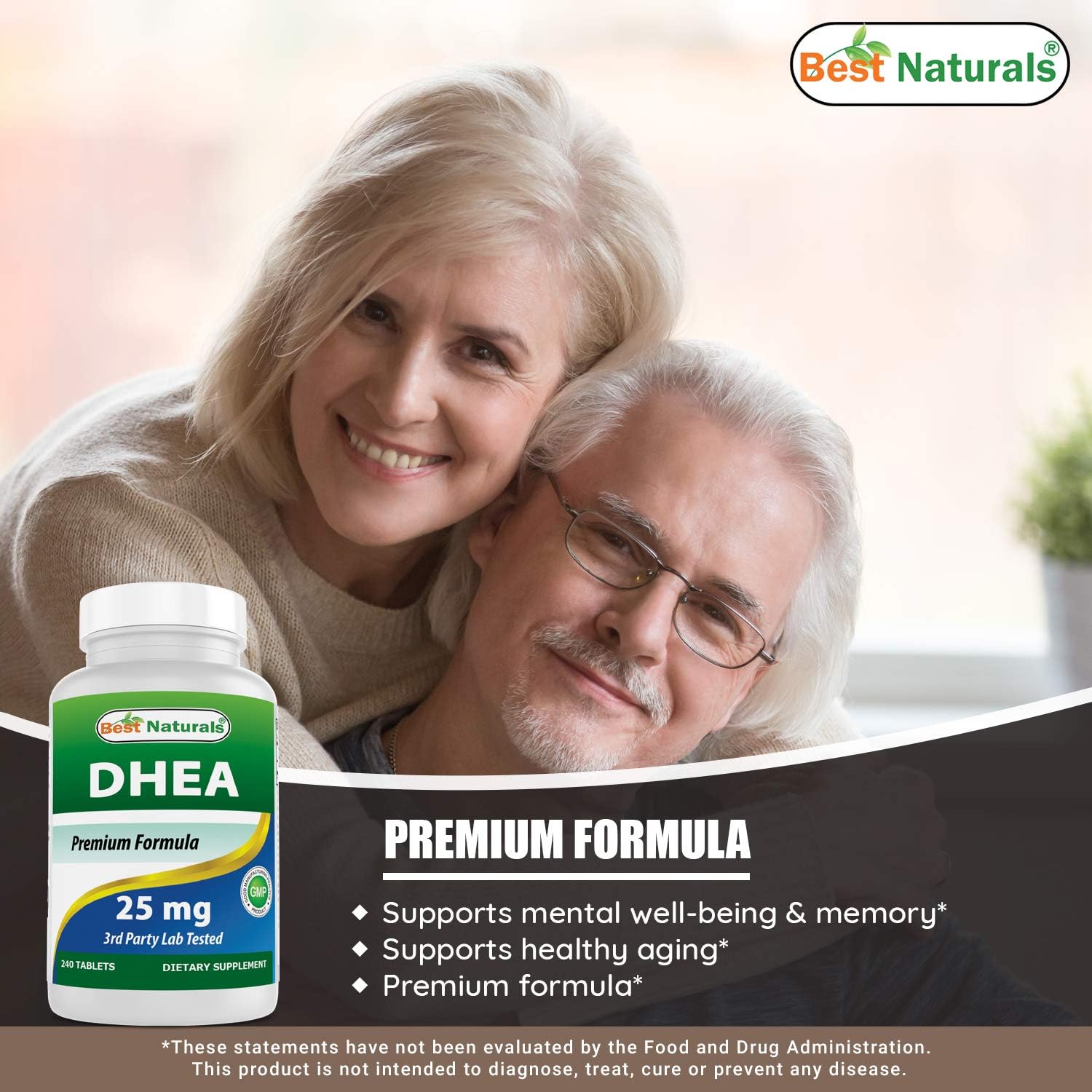 Natural DHEA Supplement Supports Hormone Balance for Men & Women