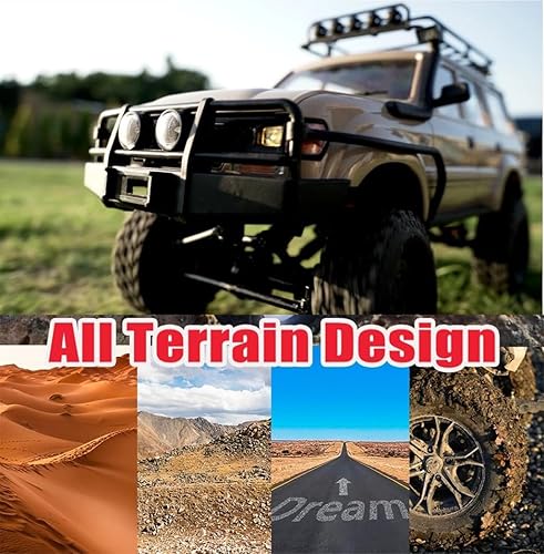 Miniatura 2 de RC Rock Crawler RC Truck 4x4 WPL C54-1 RTR Escala 116 RC Crawler, camión todoterreno todo terreno con chasis y choque mejorados, caja de cambios de