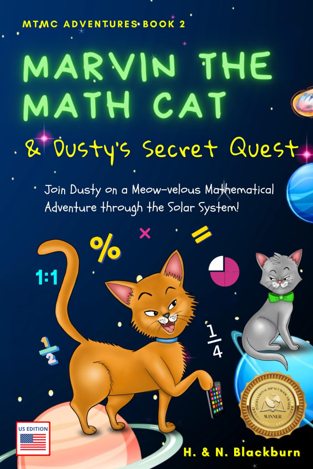 Marvin the Math Cat & Dusty's Secret Quest (US Edition) (Marvin the Math Cat (US Edition))
