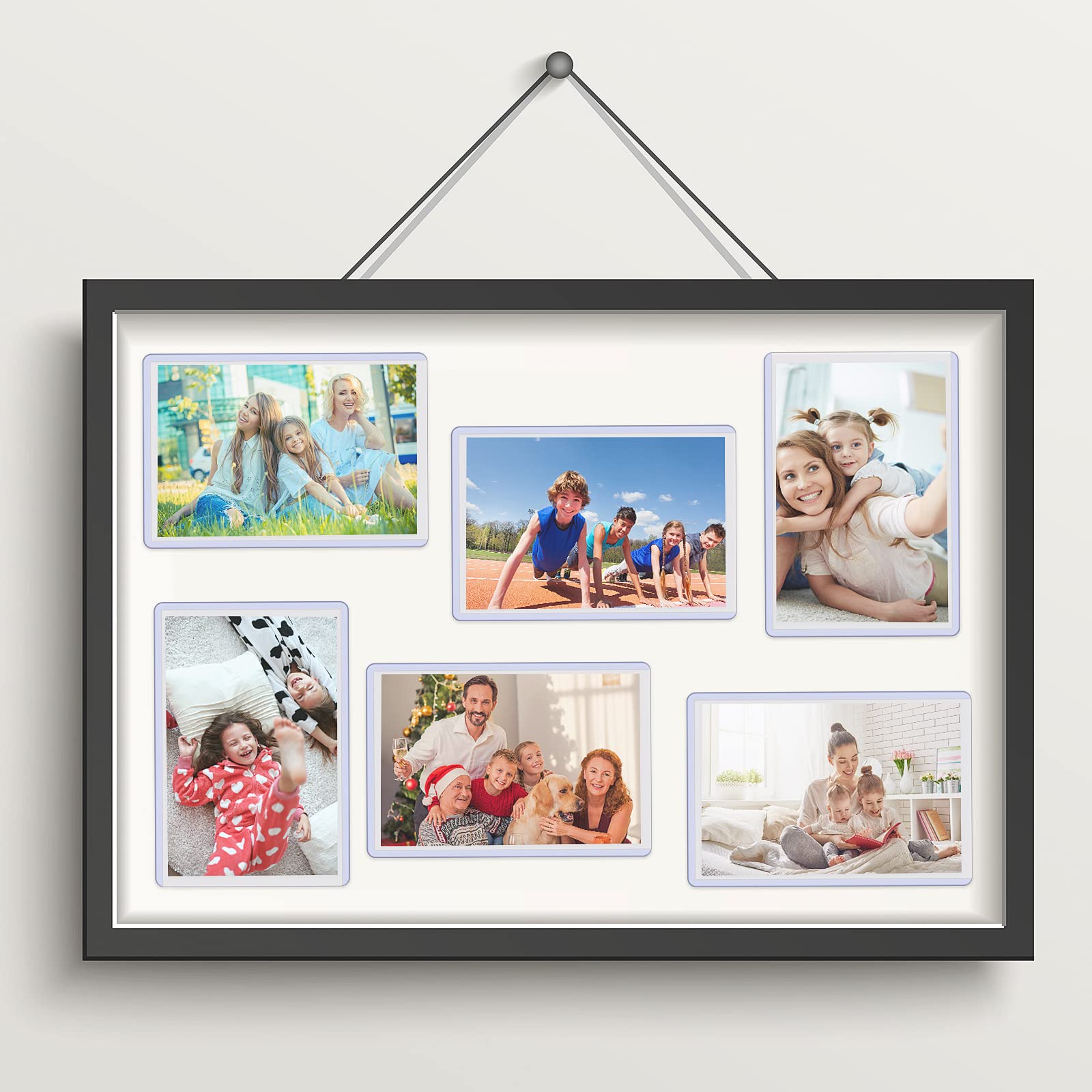 Outus 4 x 6 Inches Acrylic Photo Holder Rigid Plastic Baseball Card Pocket Protector Clear Acrylic Sleeve Sheet Protector for Sport Card & Photo(15 Pieces)