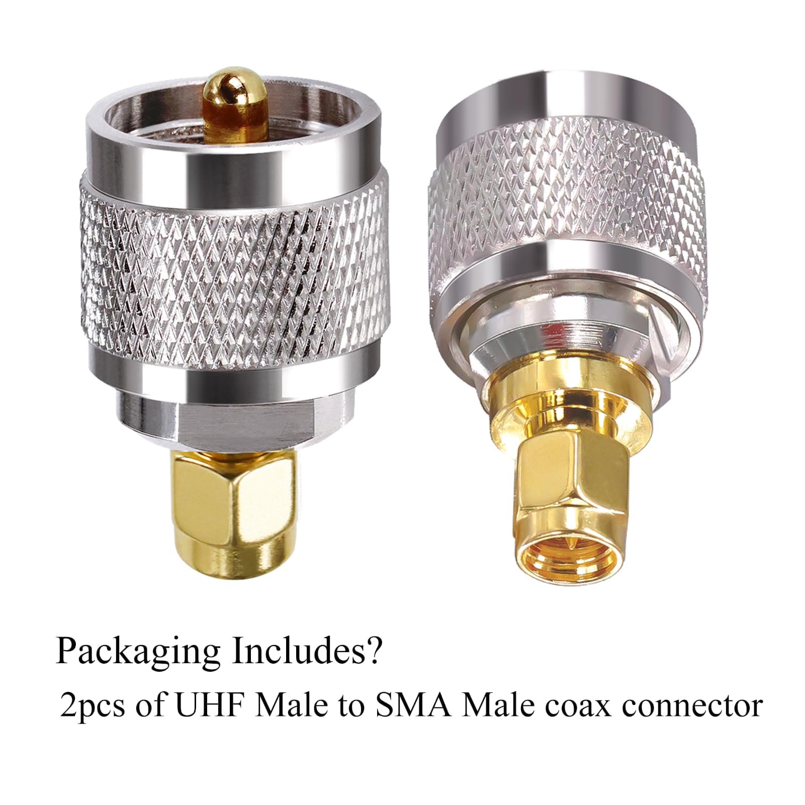 Adattatore SMA Plug-Bnc Jack, RF / Coassiale Connettori - 19-29-1 - Foto 4