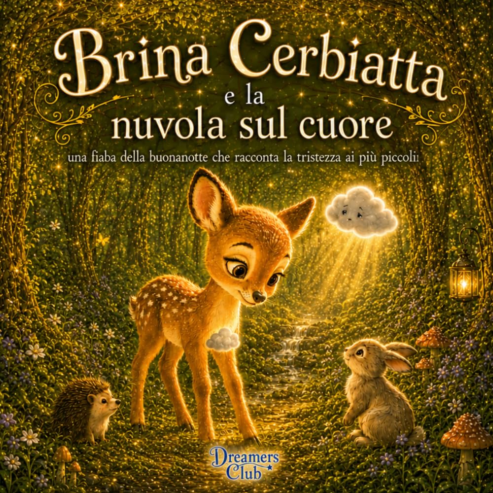 Brina Cerbiatta e la nuvola sul cuore: una fiaba della buonanotte che racconta la tristezza ai più piccoli