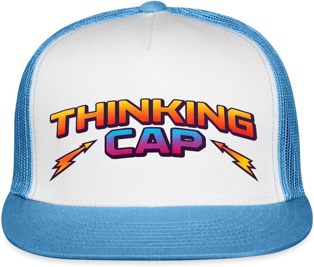 Spreadshirt Dustin Costume | Thinking Cap | Funny Trucker Hat