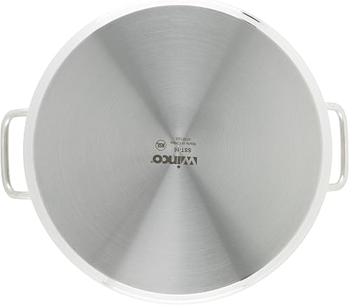 Vista 30 de Winware cacerolas de acero inoxidable, Plateado