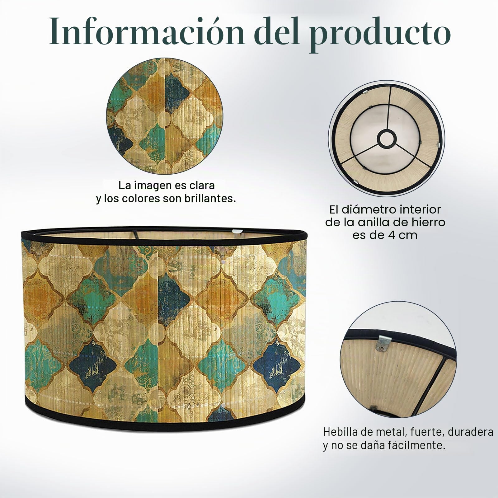 Pantalla de lámpara, lámpara colgante, diámetro 30 cm, pantallas para lámpara de mesa, decoración del hogar, lámpara de pie para mesa, suelo y lámparas colgantes (amarillo)