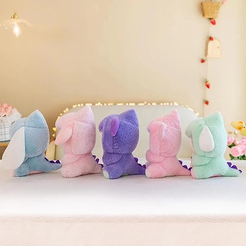 Miniatura 3 de Juego de 5 peluches, Kuromi, My Melody, Cinnamoroll, Kitty, Pom Pom Purin, muñecos de peluche de animales de dibujos animados, 8 pulgadas