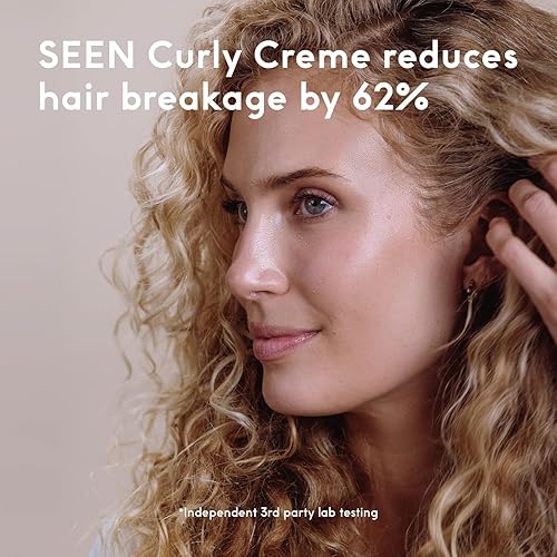 Miniatura 4 de SEEN Curly On The Go Kit sin fragancia, no comedogénico y seguro para pieles sensibles, sin sulfato, paquete de cabello que define los rizos,