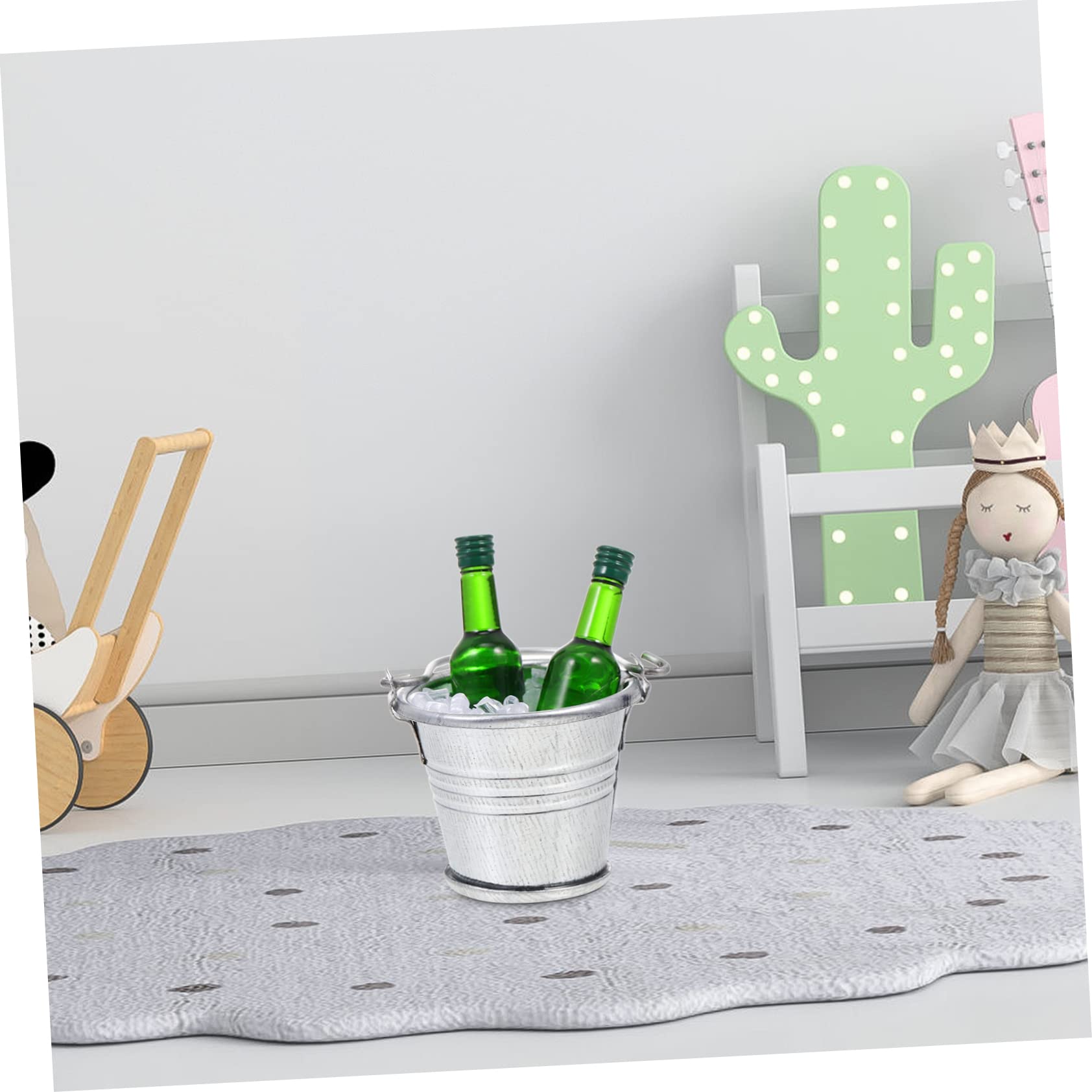 CCYLEZ Puppenhaus Miniatur-Bierflaschen – 8-teilig, 11x39 Mm, Aus Kunststoff