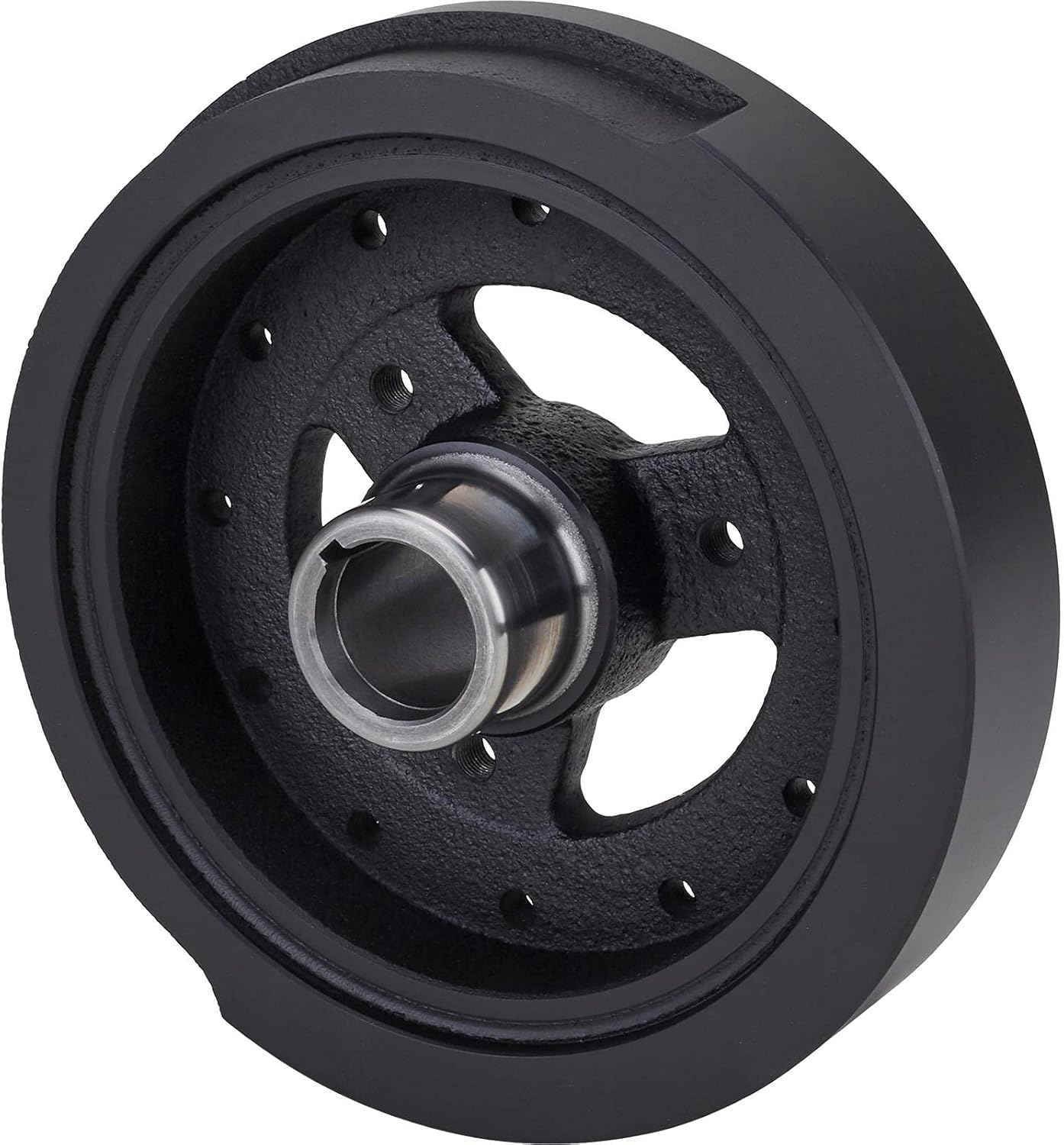 Harmonic Balancer, 8 Inch, Plain Steel, Fits Small Block Chevy 400