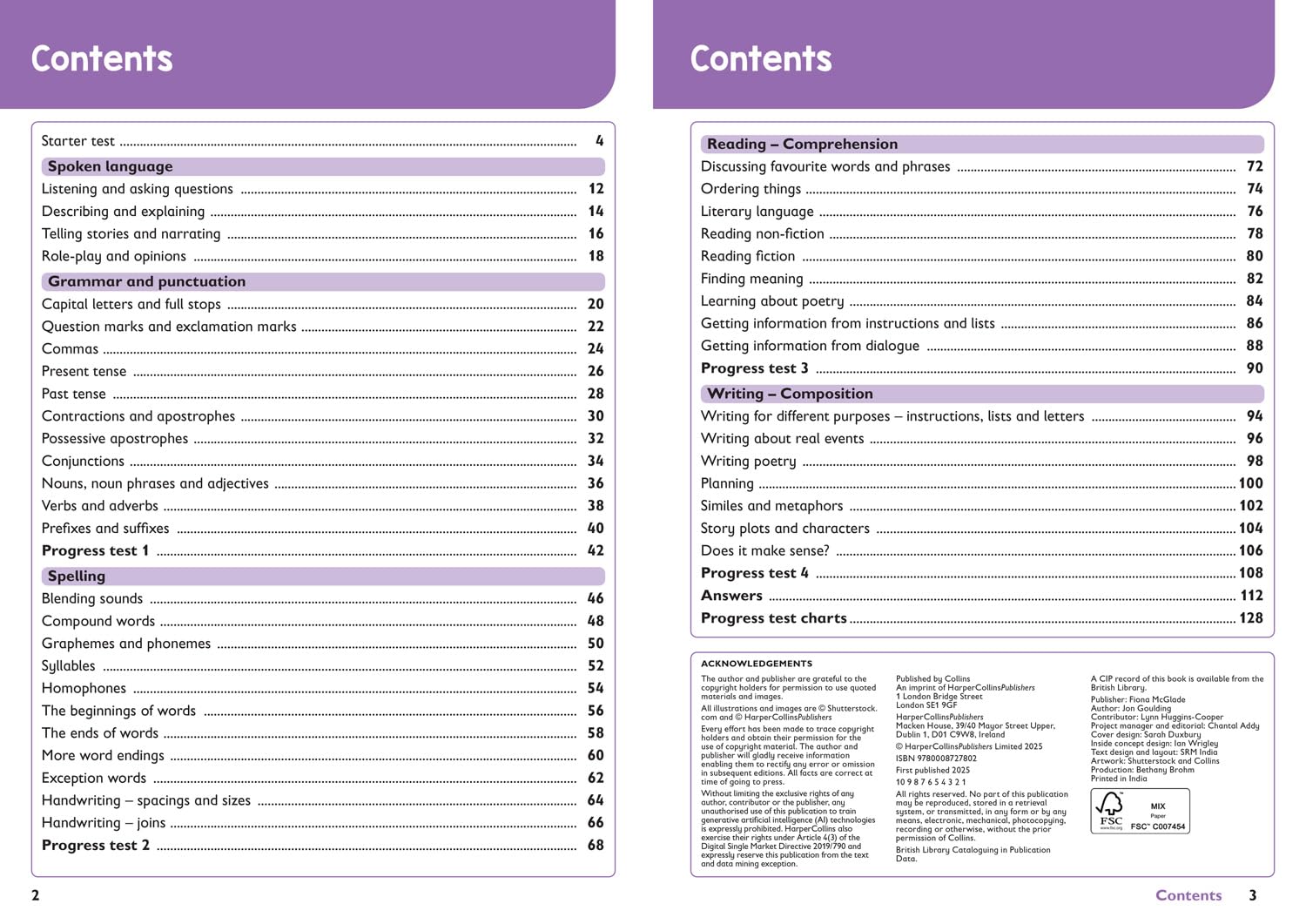 Year 2 English Targeted Practice Workbook: Ideal for use at home and school