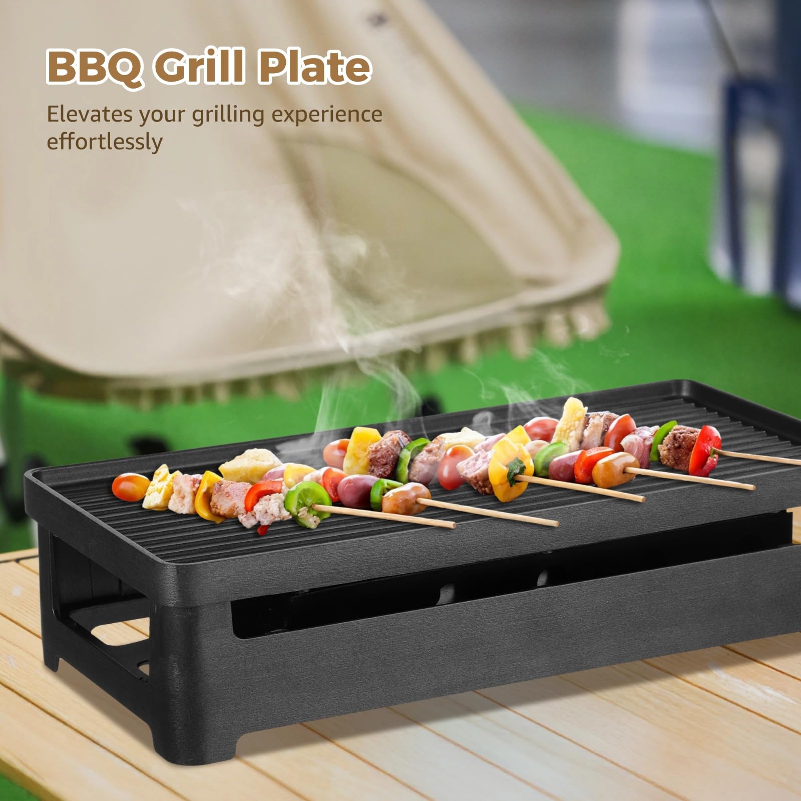 Płyty grzewcze i płyta do grilla, akcesoria do grilla bezdymny grill, projekt domu przenośny na kemping na zewnątrz, 2 palce z rękawiczkami osłona grilla