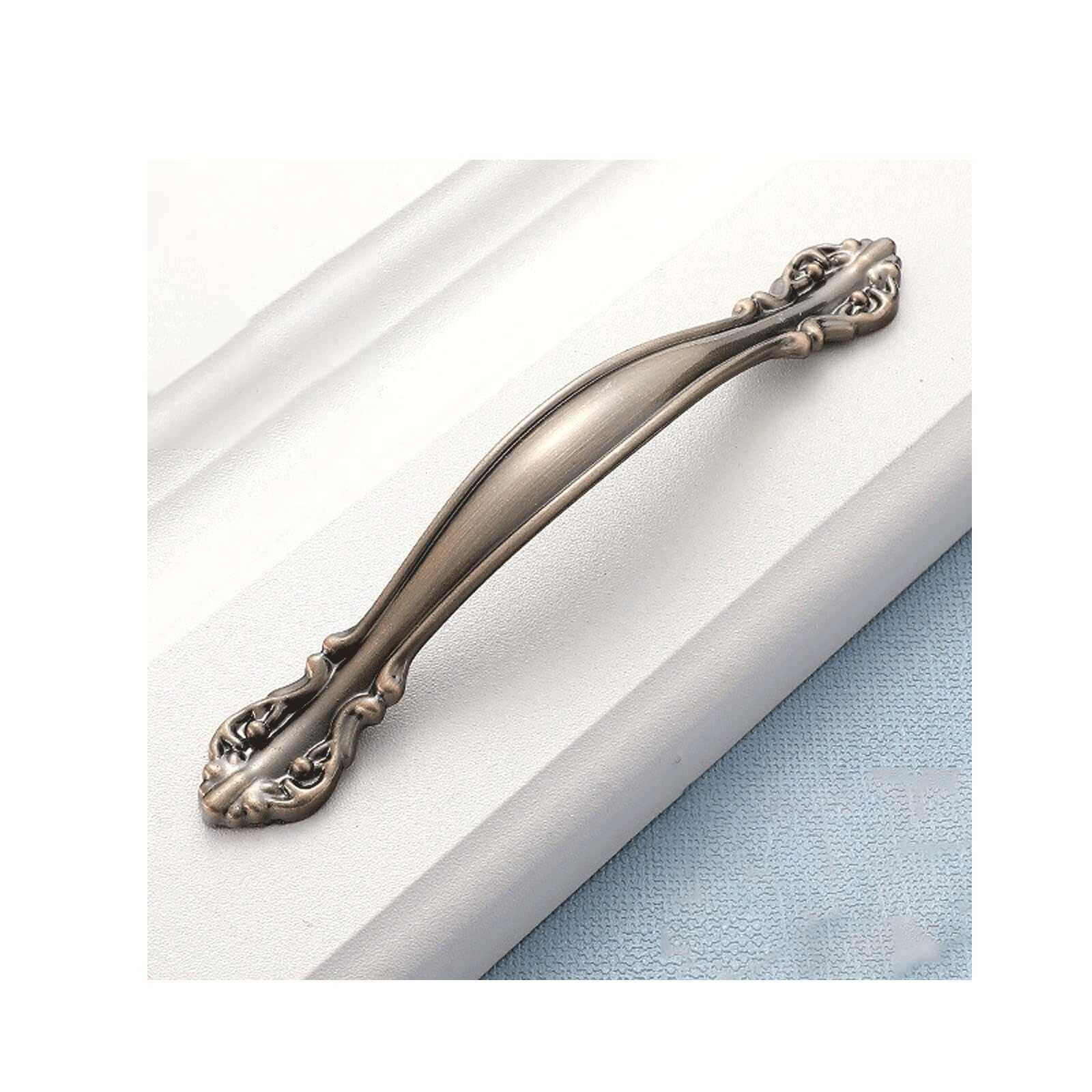 Lcanallyms Bronze Kitchen Cabinet Handles, 10 Pack Cabinet Pulls, Vintage Hardware Drawer Handles For Kitchen Cupboard Bathroom Door Dresser Drawers(,96 Mm)