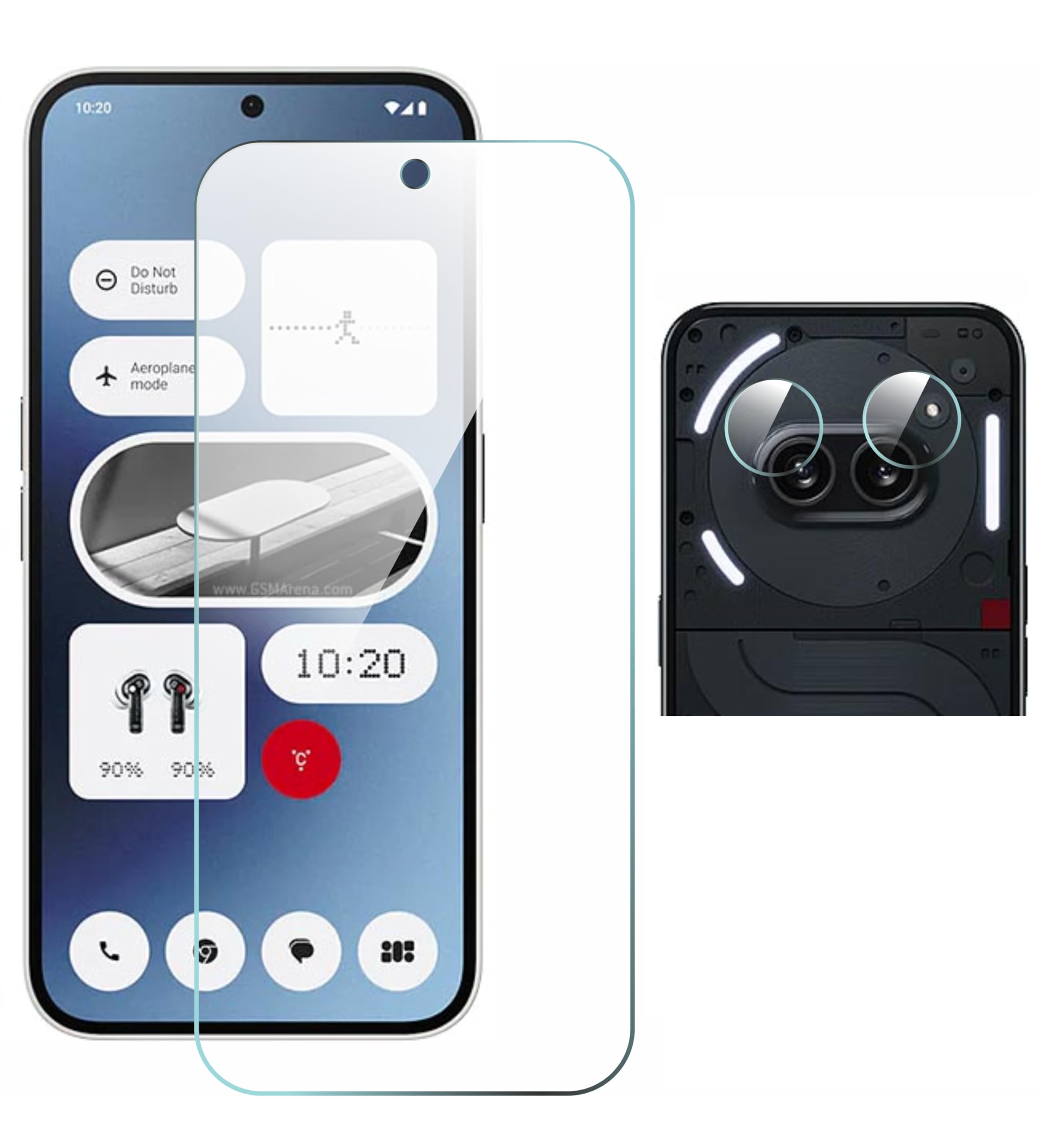 LiteKart Matte Finish Gaming Tempered Glass Screen Protector For Nothing Phone 2A With Camera Lens Protector Combo Pack (B0CY77548K) Amazon Price History, Amazon Price Tracker
