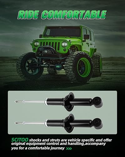 Miniatura 6 de SCITOO - Amortiguadores traseros para Mitsubishi se adapta a 2011-2018 para Mitsubishi Outlander Sport,2011 para Mitsubishi RVR Shocks 340060 345934