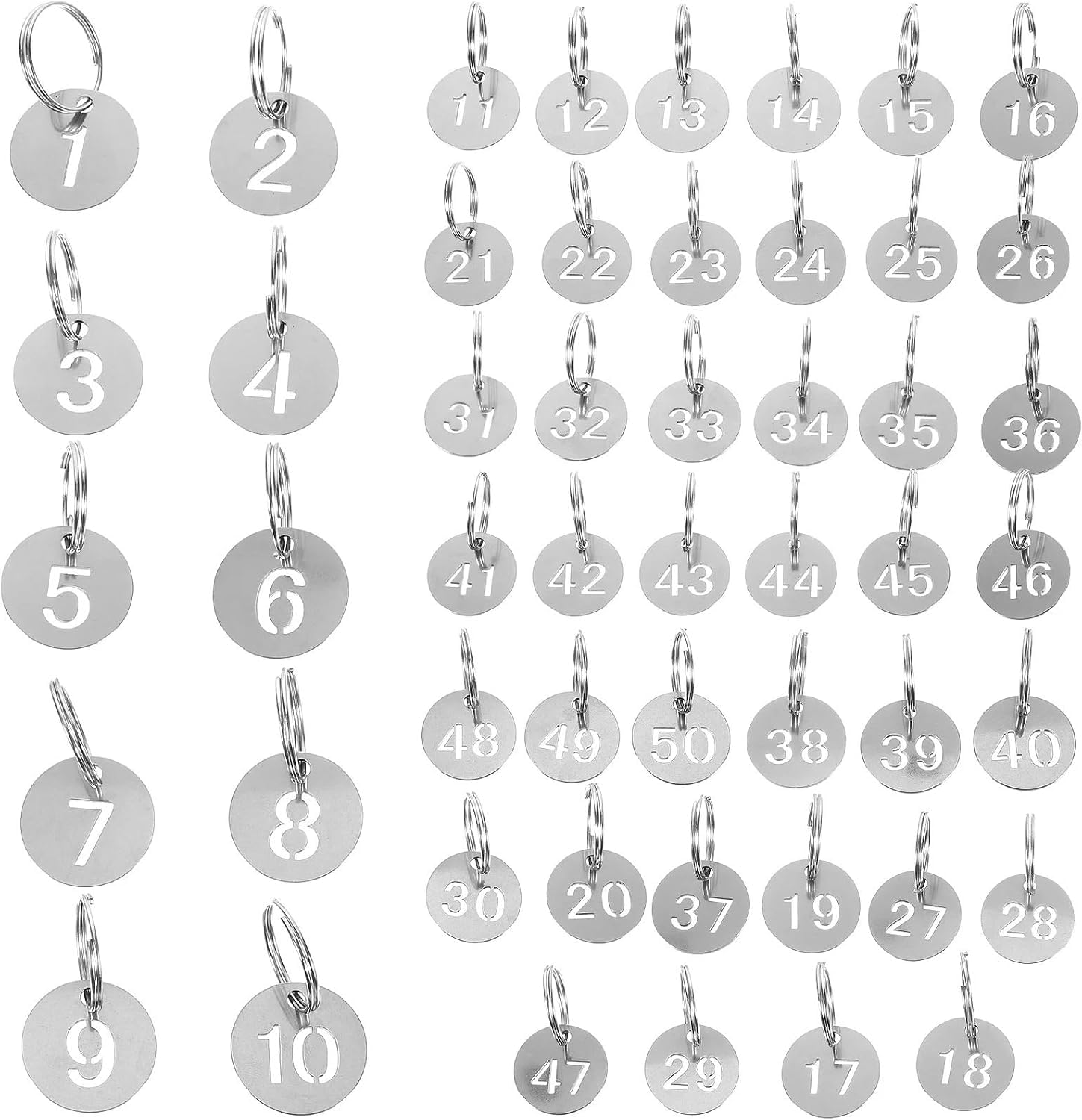 Targhette numeriche in acciaio inossidabile