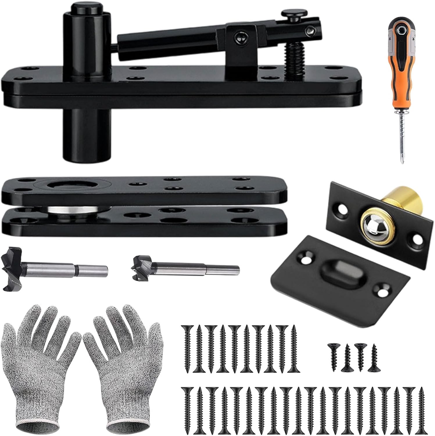 日東工器 オートヒンジ 丁番型 110-L-B(81882) 1枚（直送品