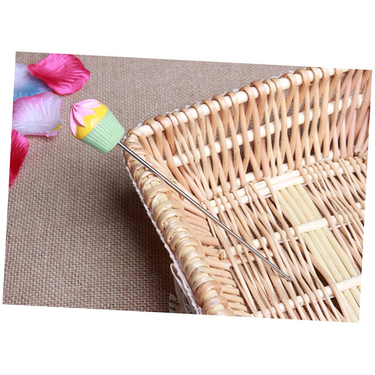 BESTonZON Cookie Cake Tester Baking Tools Cake Needle Biscuit Needle Cake Tester Baking Tool Optional Green Frosting Cake Tester