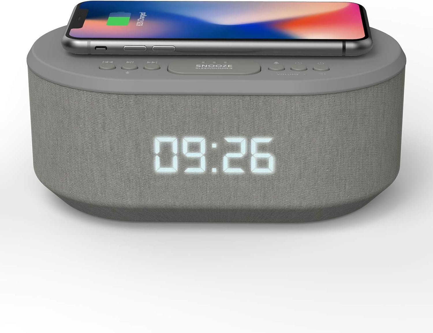 Radio Alarm Clock, Clock Radio with Bluetooth Speaker and