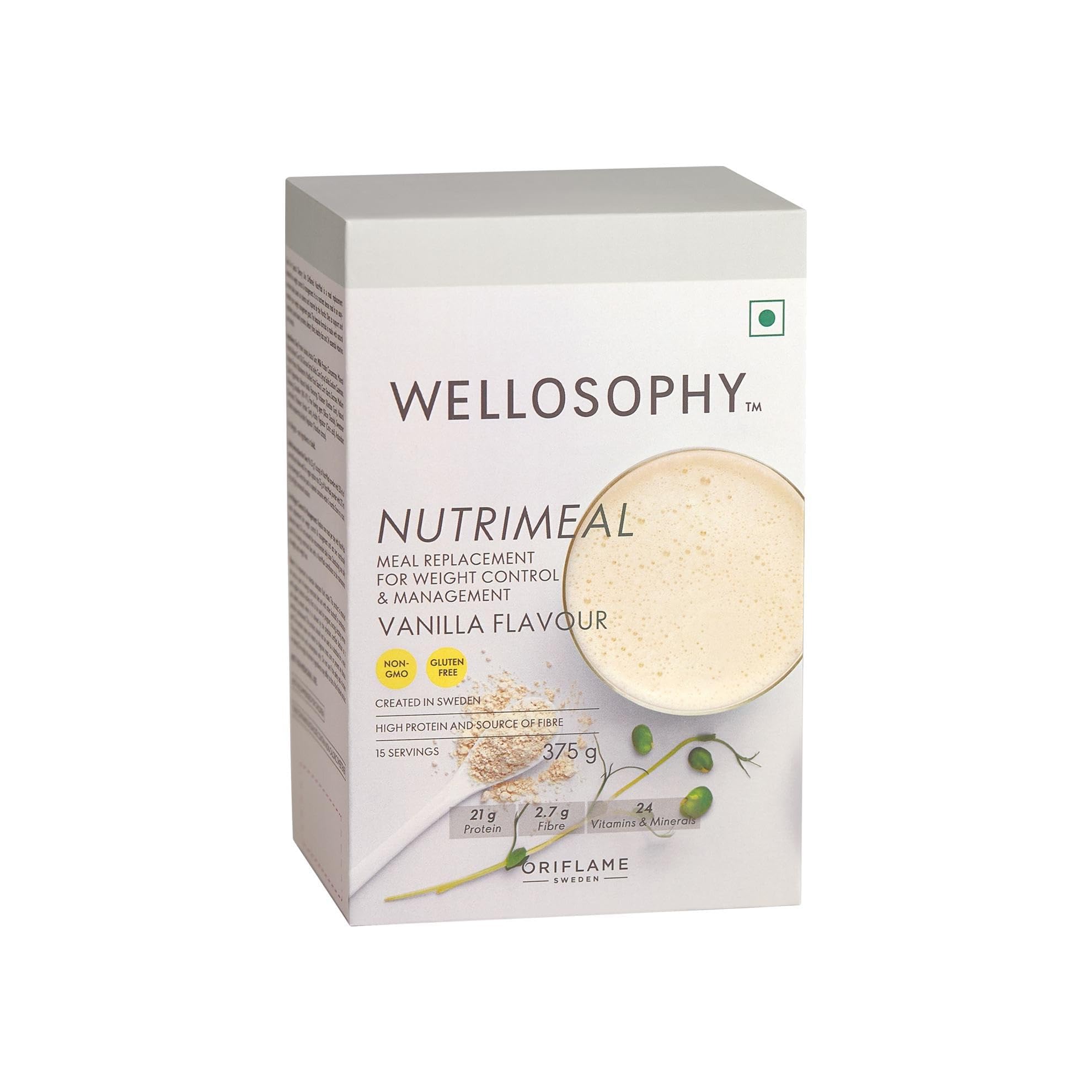 Oriflame Wellosophy NutriMeal Vanilla Flavour Meal Replacement, 375g, High Protein, Fibre, Vitamins, Minerals, Weight Control-picture-12