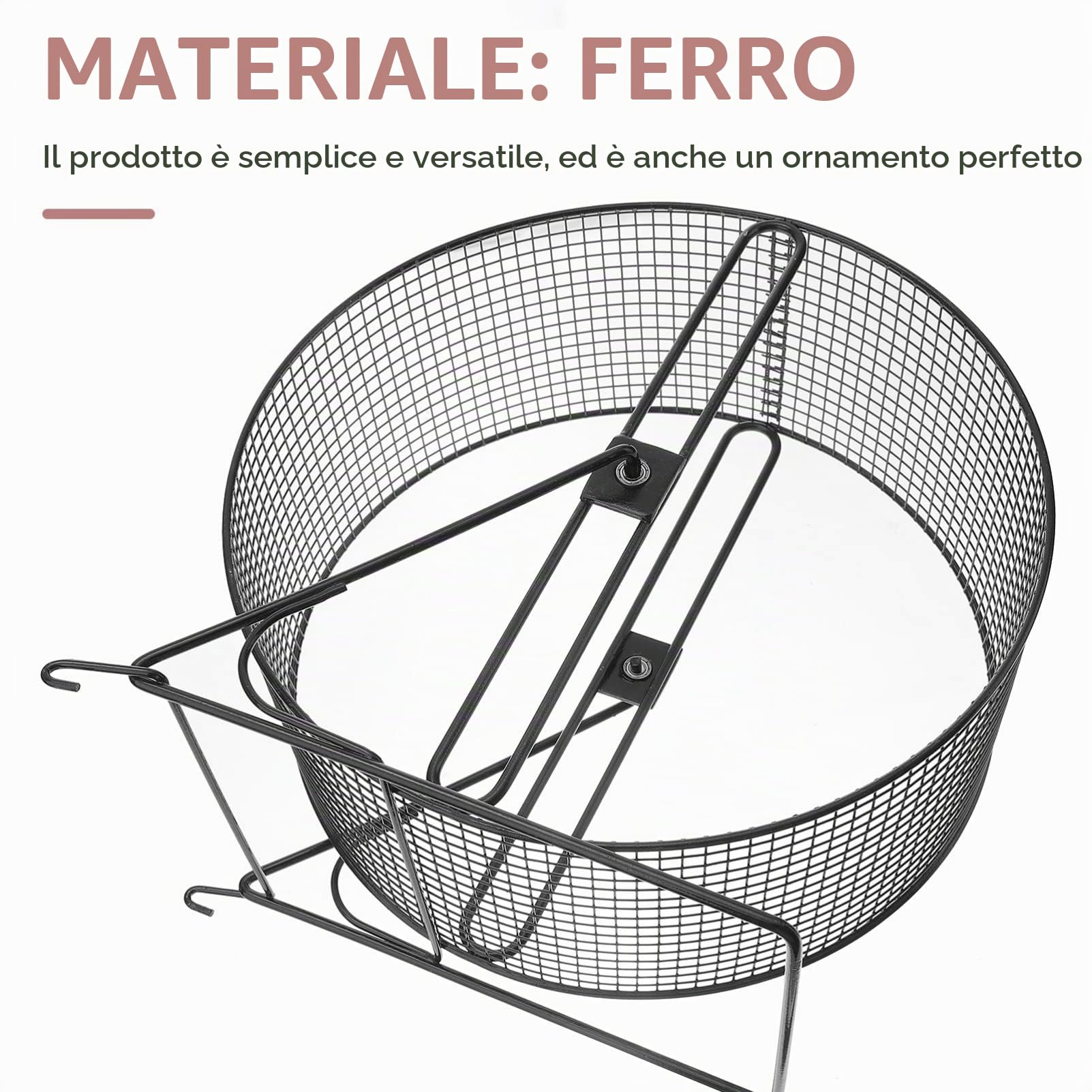 Ruota da Corsa Silenziosa per Criceti e Ricci, Ferro Nero | Gioco per Esercizio e Corsa, Accessorio per Piccoli Animali Domestici, Uso Interno