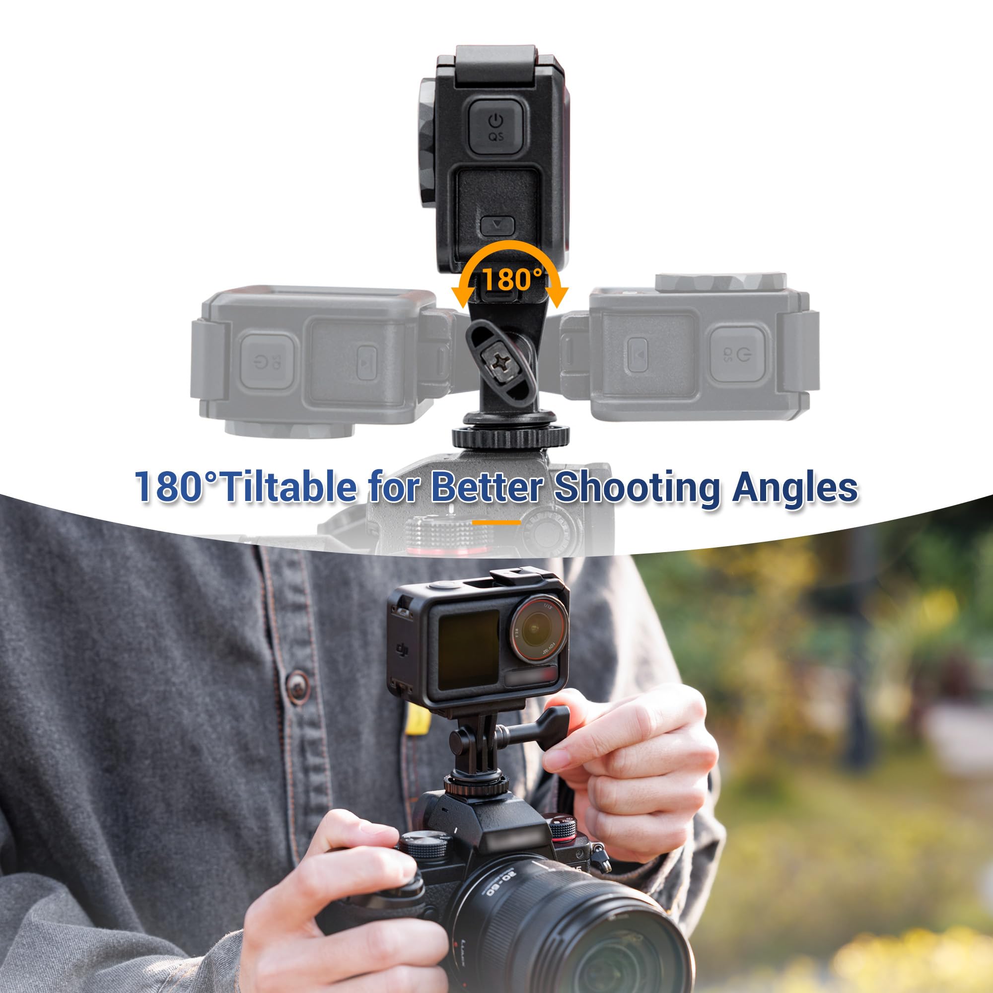 Amazon.com : JJC 1/4 Tripod Mount & Hot Shoe Camera Adapter for